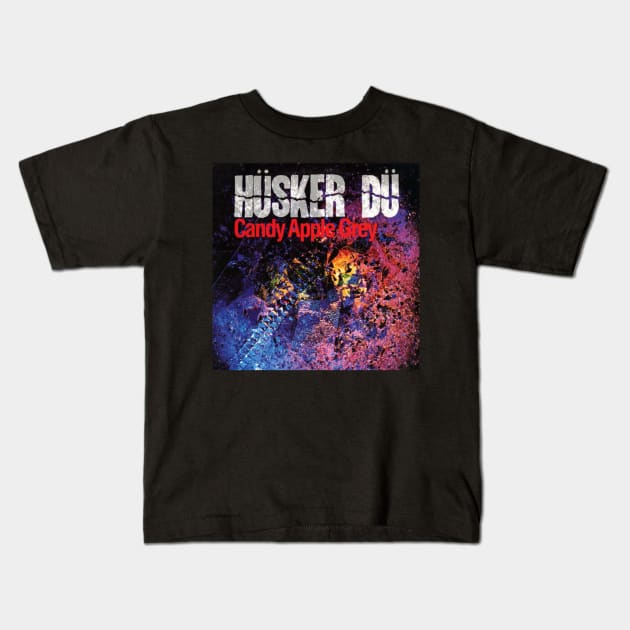 Husker Du Daring Dynamics Kids T-Shirt by A Cyborg Fairy